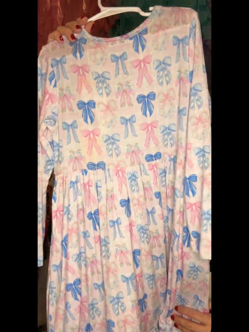 Little Loves & Co NWT 5/6 BAMBOO Long Sleeve Twirl Dress - Picture 3 of 3